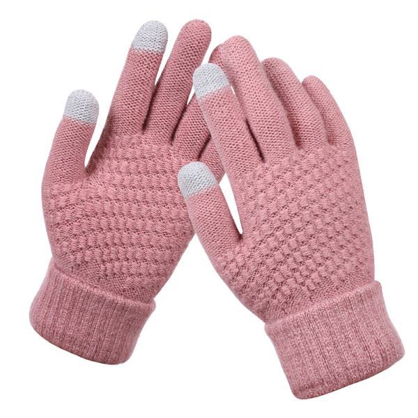 3 Par Dame Vinter Touchscreen Handsker Varme Fleeceforet
