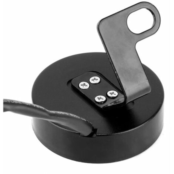 In 1 MTB Voltmeter + Elektronisk Klocka + Termometer + Stoppur Digital LED Temperatur Spänningstestare, Svart