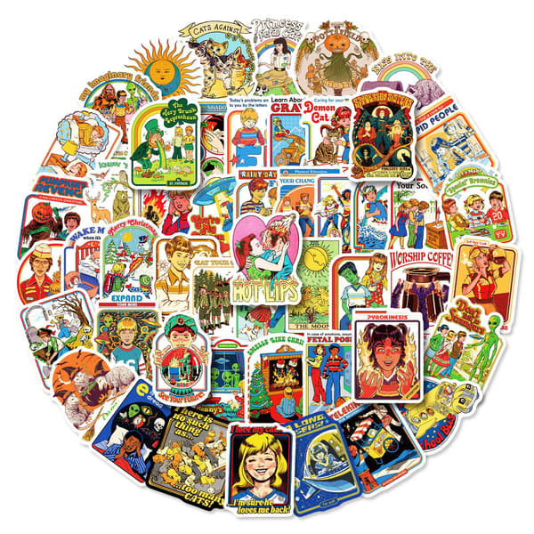 50 stk Vintage Stickers Søde Scrapbooking Stickers Æstetisk