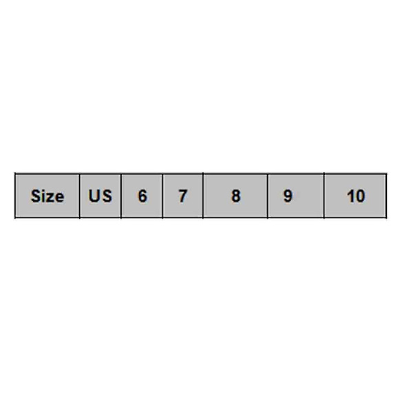 Fashionabla dam Cubic Zirconia inlagd geometrisk fingerring fest smycke present 1 US 7