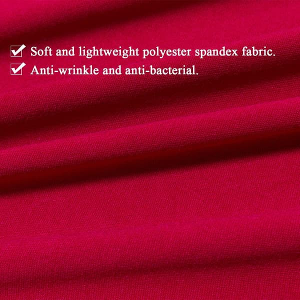 4 Stykker (Rød) Leeyunbee Elastisk Moderne Stoltrekk, Avtakbart