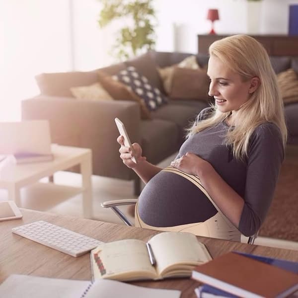 Maternity bælte, tre-i-en maternity bælte, elastisk og