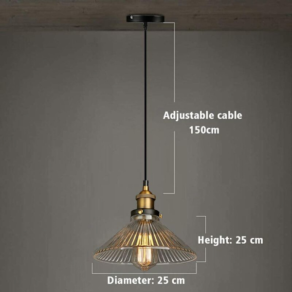 Amerikansk Rustik Retro Industriell Stil Enkel Parasoll Chandelier (Utan Glödlampa), Inomhusbelysning