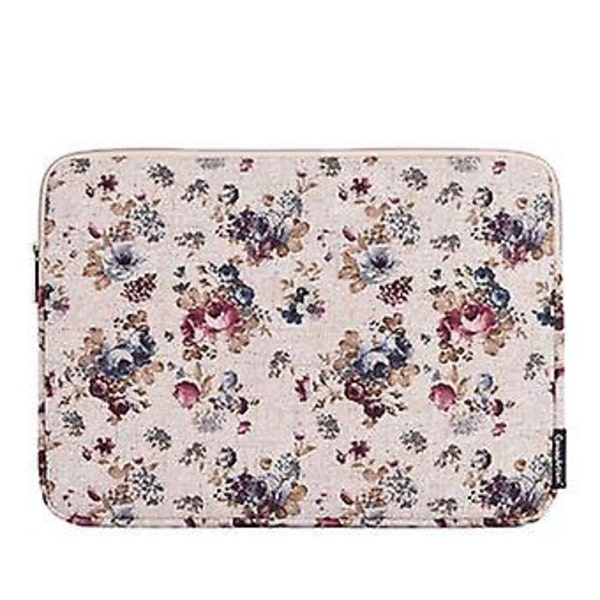 Laptopväska Blommigt Mönster 14'' | Ljusrosa | 371 X 265 X 23 Mm