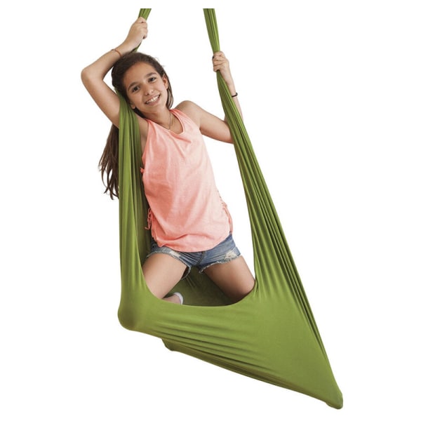 Therapeutic sensory swing for children and adults, blue lake, 100*280CM blue lake with wall bracket