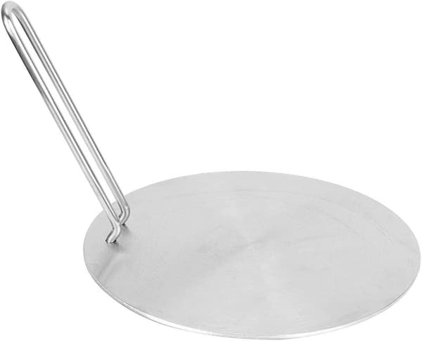 Induktionsadapter, Varmefordeler Induktionsplade, Varmefordeler Rustfrit Stål Induktionsfordelerplade(24cm)