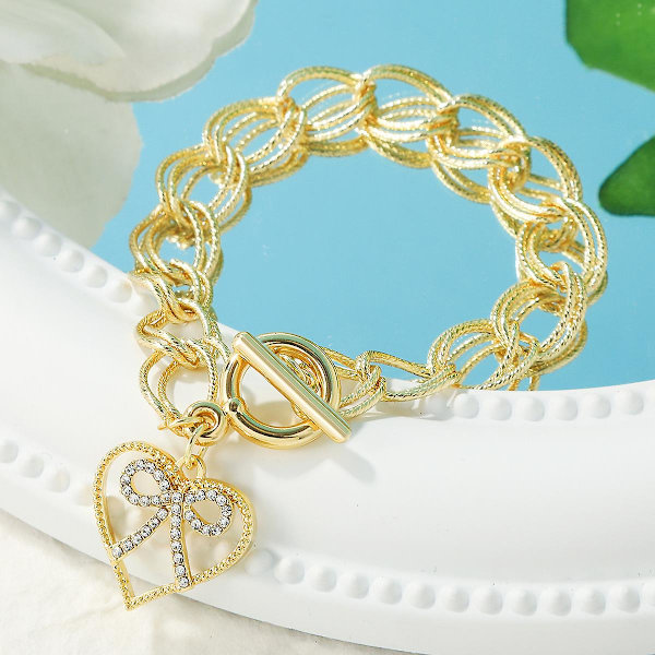 Armband Vintage Guld Färg #2 Mode Smycken B2428 S2205-2