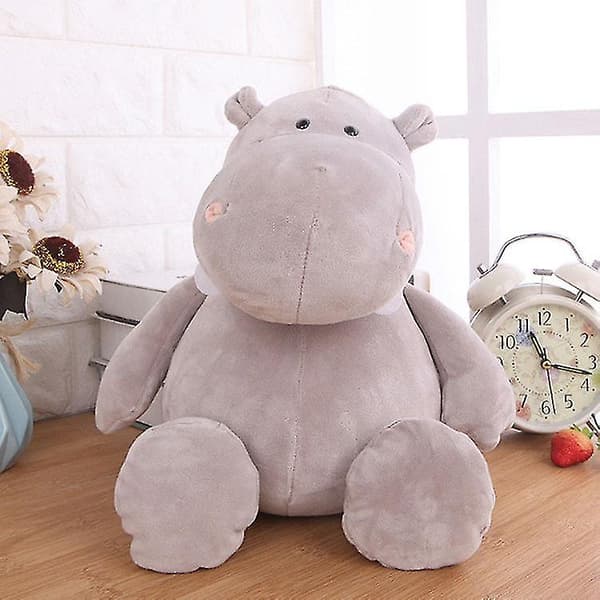 35 cm Metsän Eläin Pehmolelu C Grey hippopotamus