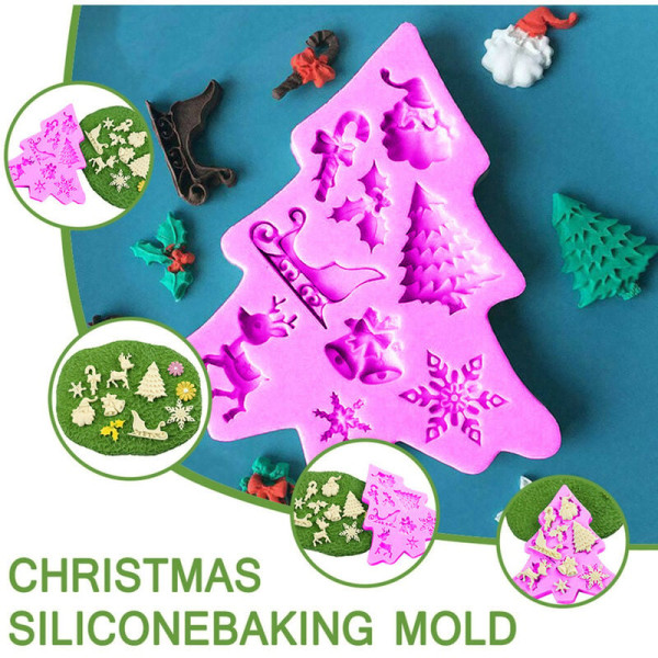 Christmas collection fondant cake decorating mold cake decorating tool baking