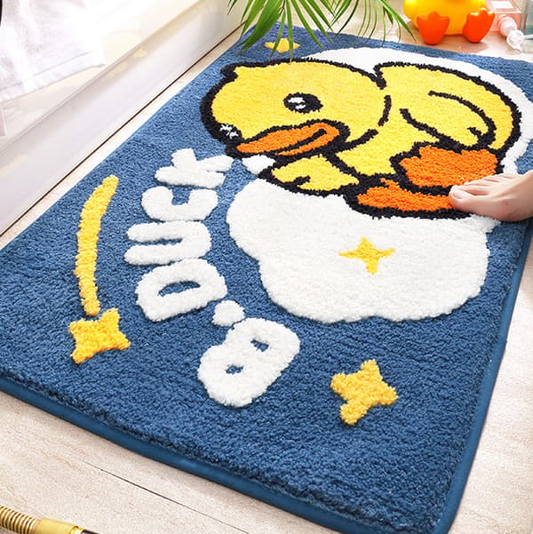 Wish fortykket flocking skridsikker måtte til badeværelset 40*60cm,