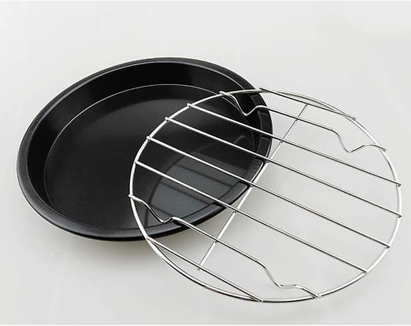 Rund Grillgaller i Rostfritt Stål 22 Cm