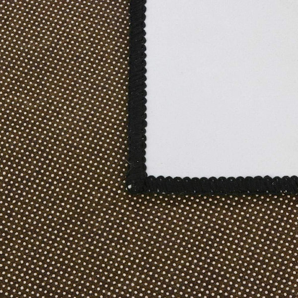 Rund Matta, 3D Optisk Illusion Matta, Ovävd Svart Vit Dörrmatta Halksäker Golvmatta för Sovrum Vardagsrum Heminredning Matta Kudde C(80cm),