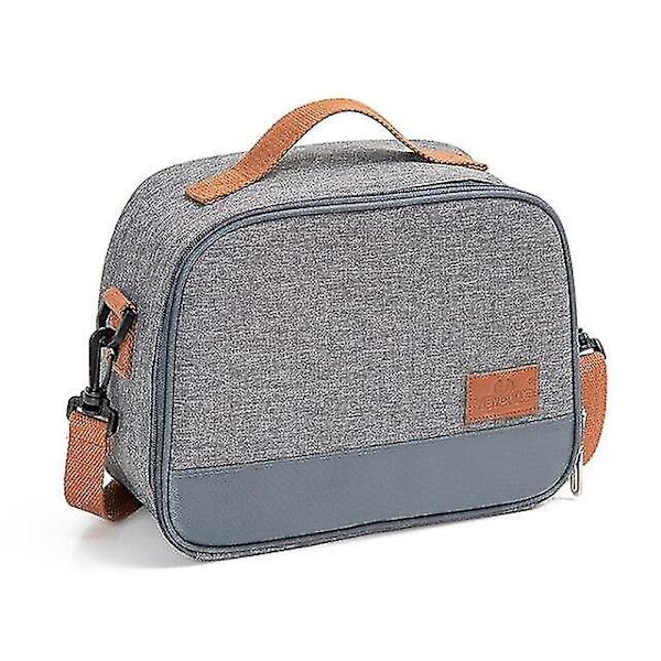 Ny Tote Termisk Isolerad Lunchväska Kylväska Handväska Bento Påse Matförvaringsväskor (20*12*26cm)
