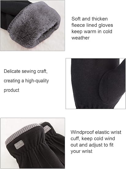 Varm vintertouchskärmhandskar för kvinnor Elasti Soft Thermal