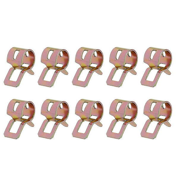 10 st 5-22 mm Fjäderklämmor Bränsleslang Vattenrör Slangklämmor Fäste Inner diameter 7mm