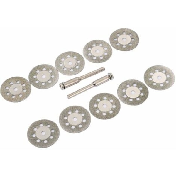 12-pack Mini 22mm Perforerade Skivor, Diamantskivor, Ann Arbor Barer