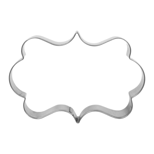 Blomsterram Set Cookie Cutters Set med 10 delar rostfritt stål Omelett Form Set,