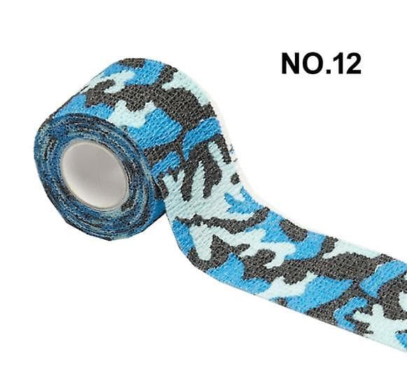 Udendørs camouflagebandage (NR.12-havcamouflage 5cm*4.5m 10stk)