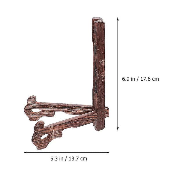 2 stk. Multifunktionel Teakage Display Stand