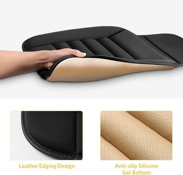 Bilsetepute med lomme, Ergonomisk memory foam-pute