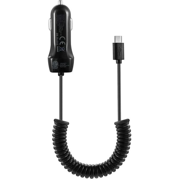 Biloplader og Micro-USB-kabel til Samsung Galaxy S7 S6 Edge A10 A7(2018), Huawei, LG G6, HTC, Motorola