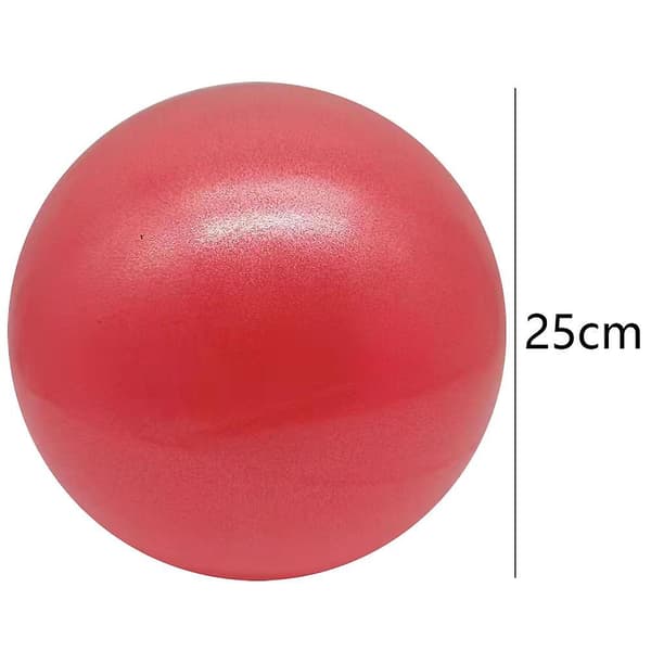Liten träningsboll, Pilatesboll för balans, Core-träning, Fysioterapi hemma Red