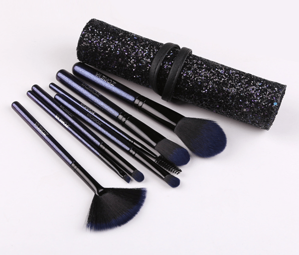 Stjärnhimmel Makeupborste Set 7 Rem Stjärnhimmel Borste Set + Glitterborste Pack