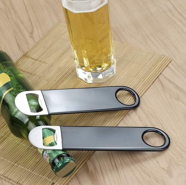 Pakke med 6 strimmelkorketrækkere, rustfrit stål bartender korketrækker