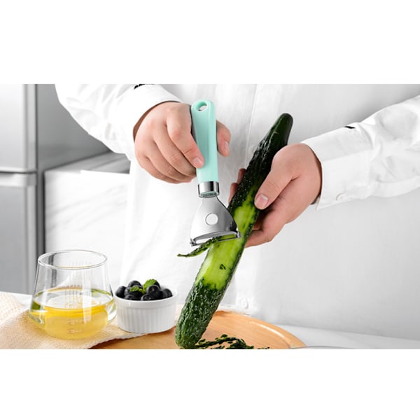 Flasköppnare i Plast med Handtag, Ostskärare, Köksredskapssats (Svart Kalebaskärare)