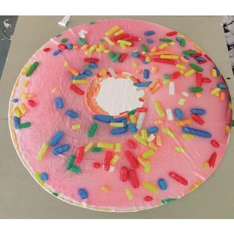 1,2 m stil 3 rund kreativ sovfilt