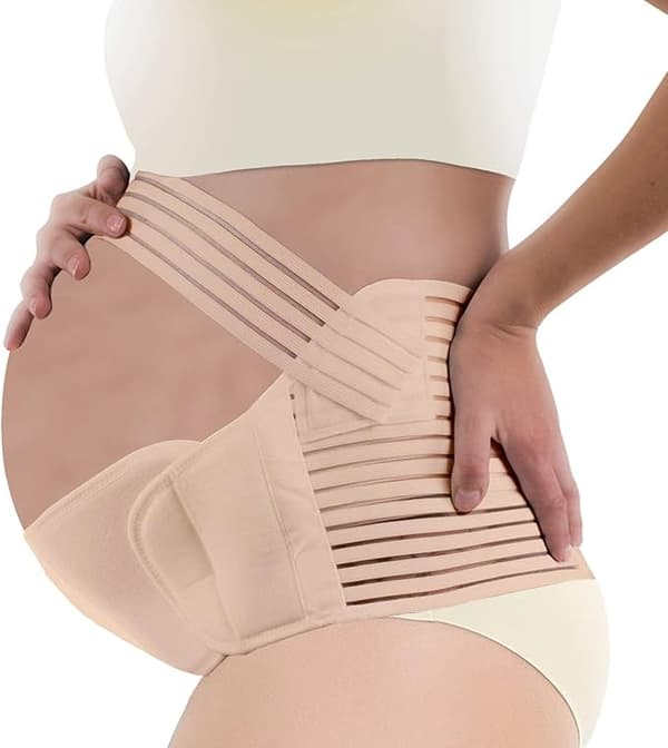 Maternity bälte, tre-i-ett maternity bälte, stretchigt och