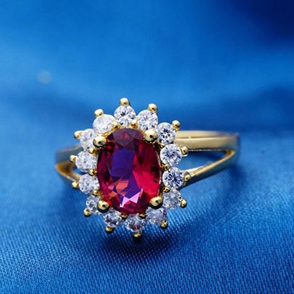 Bröllopsring Fint Utförande Smycken Present Kvinnor Elegant Rhinestone Fingerring För Bal Black Size 6