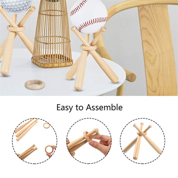 2 Baseball-ballstativ, Tre Baseball-ballstativ