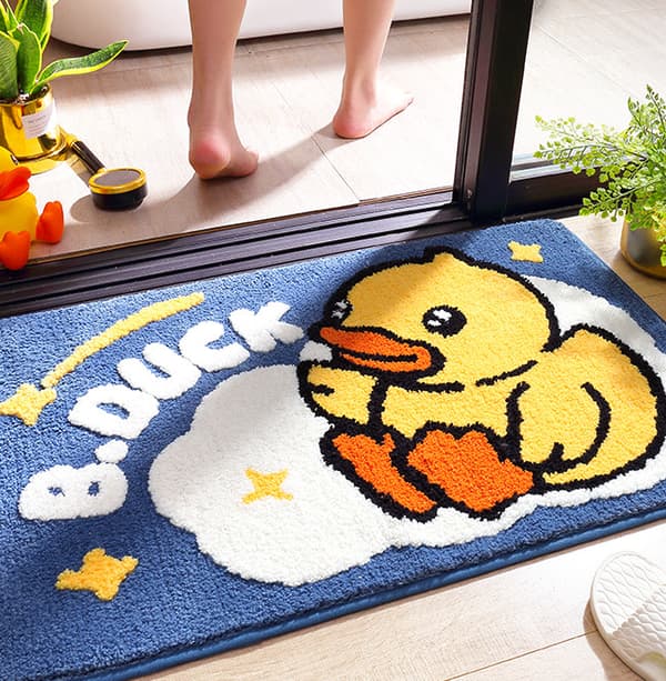 Wish fortykket flocking skridsikker måtte til badeværelset 40*60cm,