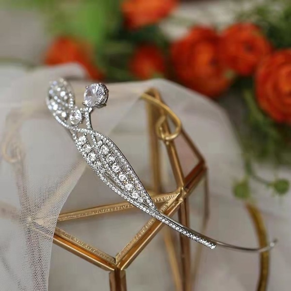 Bridal Crown Headwear Wedding Birthday Crown Headdress Rhinestones Retro Luxury Hair Accessories For