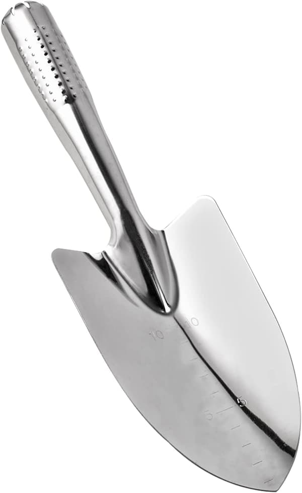 Håndspade for hagearbeid, spade i rustfritt stål for hagearbeid, for planting, omplanting, luking, graving V