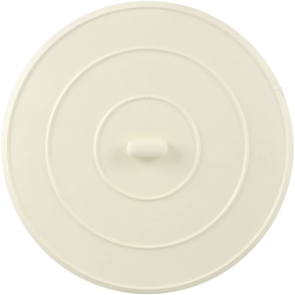 Platt diskbänkspropp, 5\", vit, 1-pack (89042)