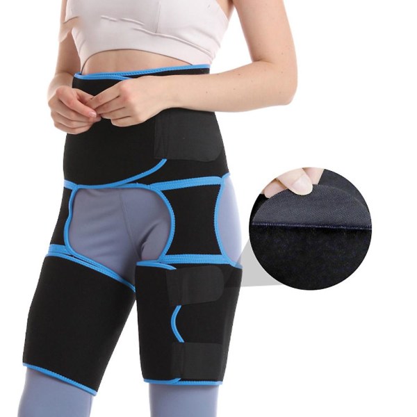 Workout Shapewear, Body Trainer til vægttab hverdagstøj Blue L XL