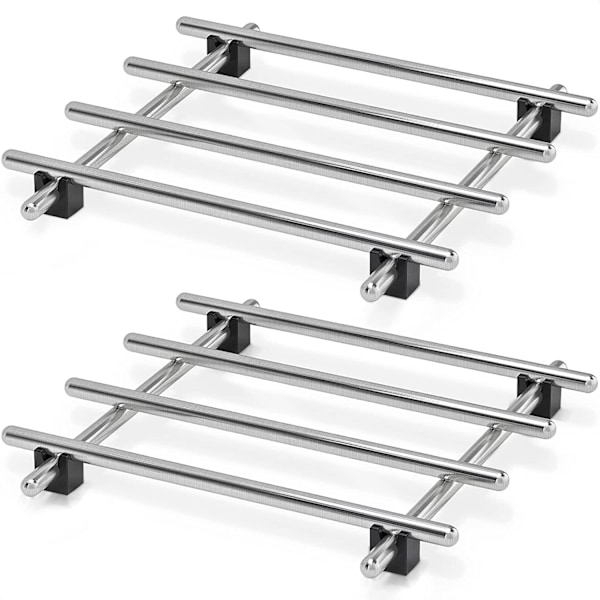 Pieces Instant Pot Rustfritt Stål Trivet - 7 x 7 Tommer Rustfritt Stål Gryteholder Kjøkken Trivet for Varme Retter