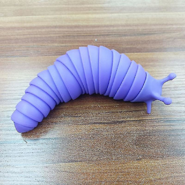 2022 Ny Fidget Leksak Snigel Ledad Flexibel 3D Snigel Fidget Leksak purple