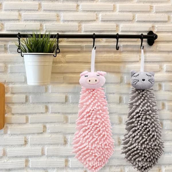 Chenille Håndklær 2-pakning Chenille Håndkle Mikrofiber