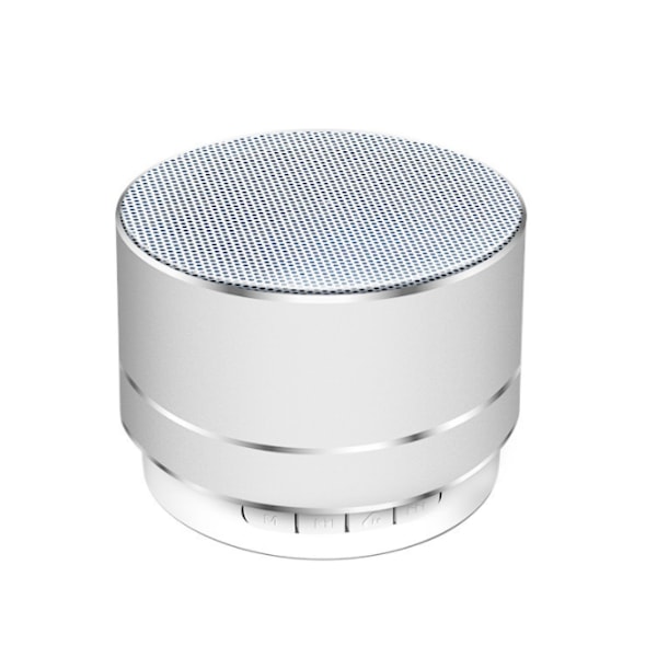 Trådlös bluetooth-högtalare, minihögtalare (vit),
