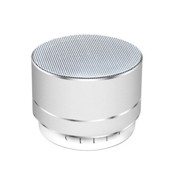 Trådløs bluetooth-høyttaler, minihøyttaler (hvit)