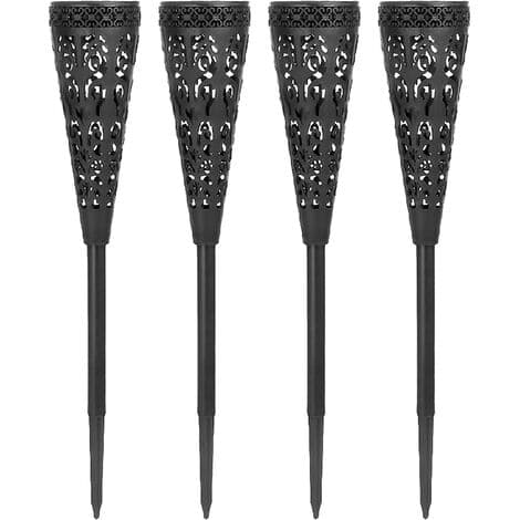 4 stk. Solcellelamper Utendørs LED Solcellelamper Dekorative Solcellelamper Hvitt Lys