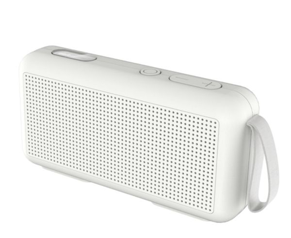 Bluetooth-kaiutin, luova graffitimaalattu minikortti FM langaton kaiutin (valkoinen)