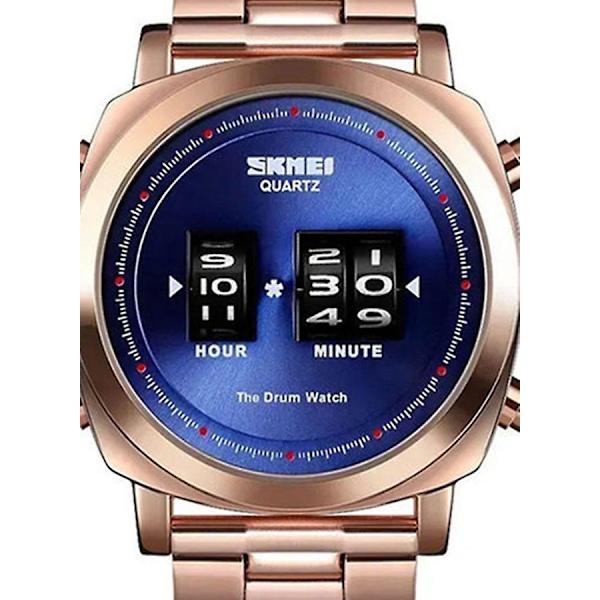 Herrmode Utomhus Sport Multifunktion Alarm 5bar Vattentät Digital Klocka 1531