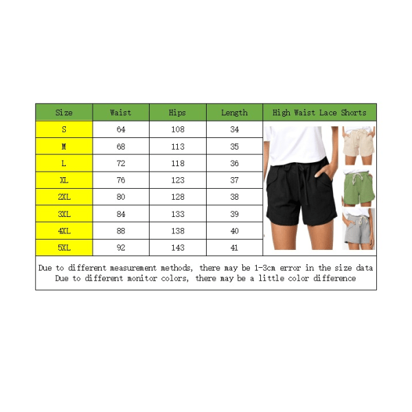 Casual boksershorts til kvinder sommeren 2023 Light Green L