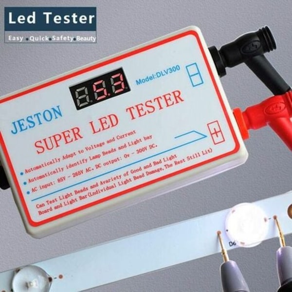 LED TV-tester, LED LCD TV-baggrundsbelysningstester LED-strips Perler Lampe Test Reparationsværktøj