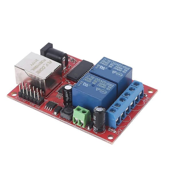 LAN Ethernet 2-vejs Relækort Forsinkelseskontakt TCP/UDP Controller Modul WEB Server