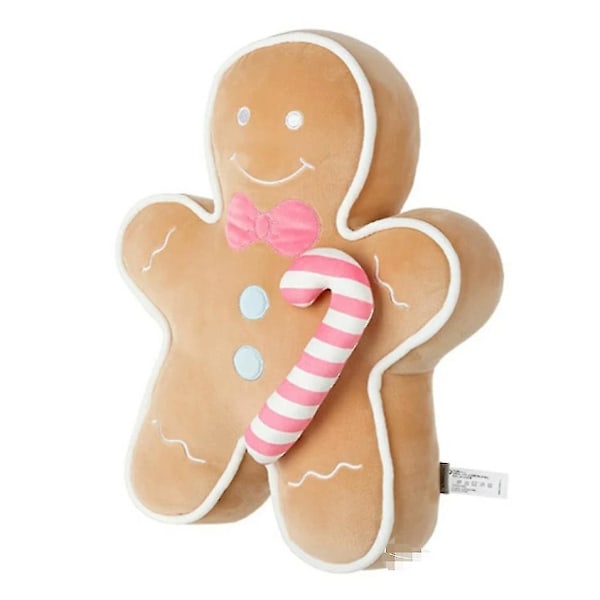 Julpepparkaksgubbe Julgran Julälg Julstjärna Dockkudde Biscuit Man Trumpet 40Cm